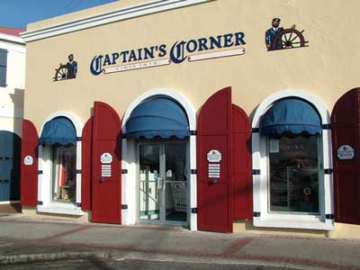 Waterfront store outside storefront